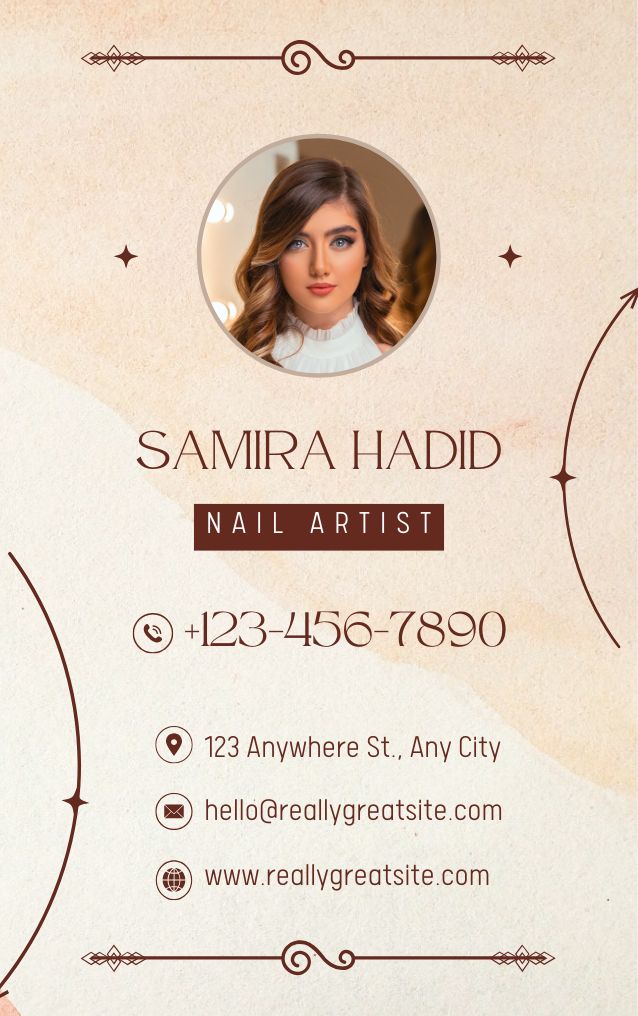 Business Cards - ( Nail Artist ) Pre- Designed